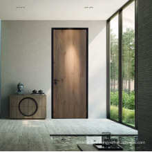 Aluminum Frame Composite Wood Bathroom Door